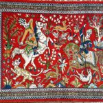 Oriental silk rug