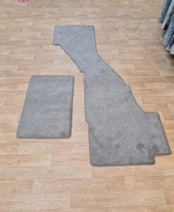 Custom made motorhome carpets edged