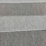 Close up image of custom made herringbone rugs