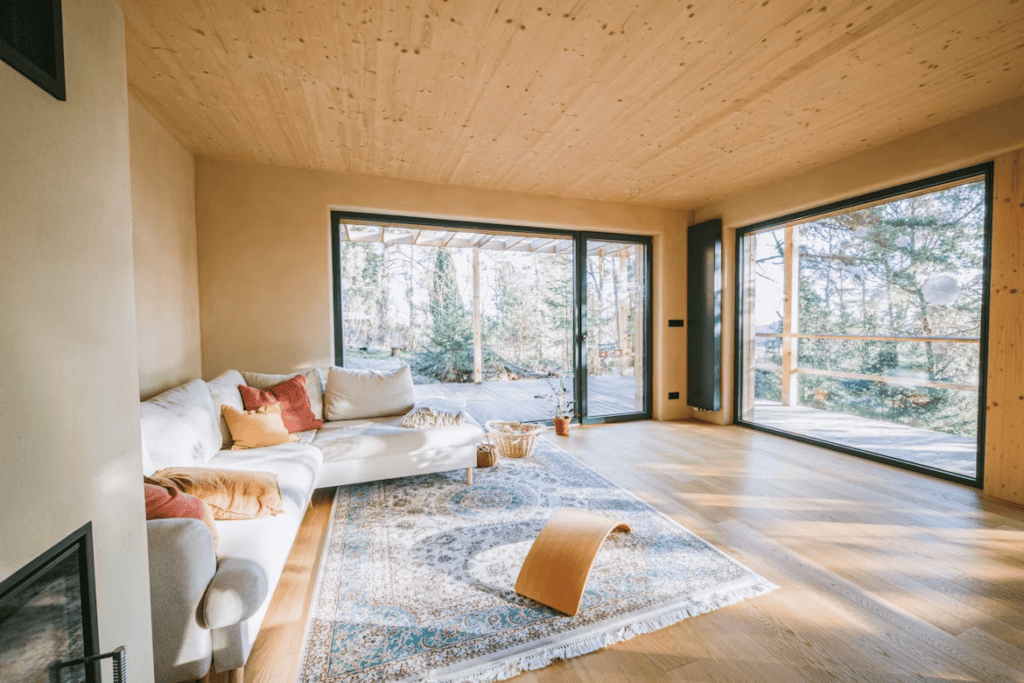 Image showing one of the benefits of rugs in the home -- lending style to a room.